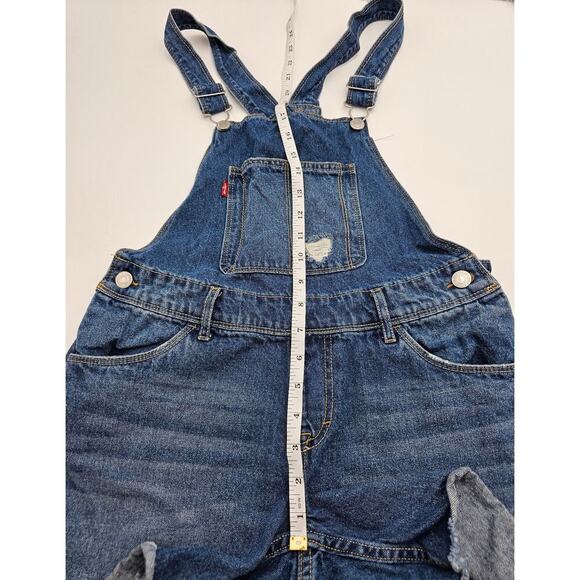 Levi Strauss & Co Girl's Size 16 Regular Jean Shortalls - Picture 3 of 5